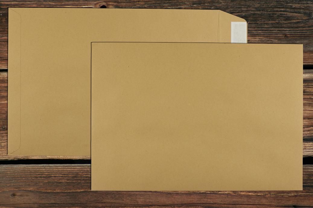 Versandtaschen E4 280x400 mm Haftklebend Braun 150 g/qm